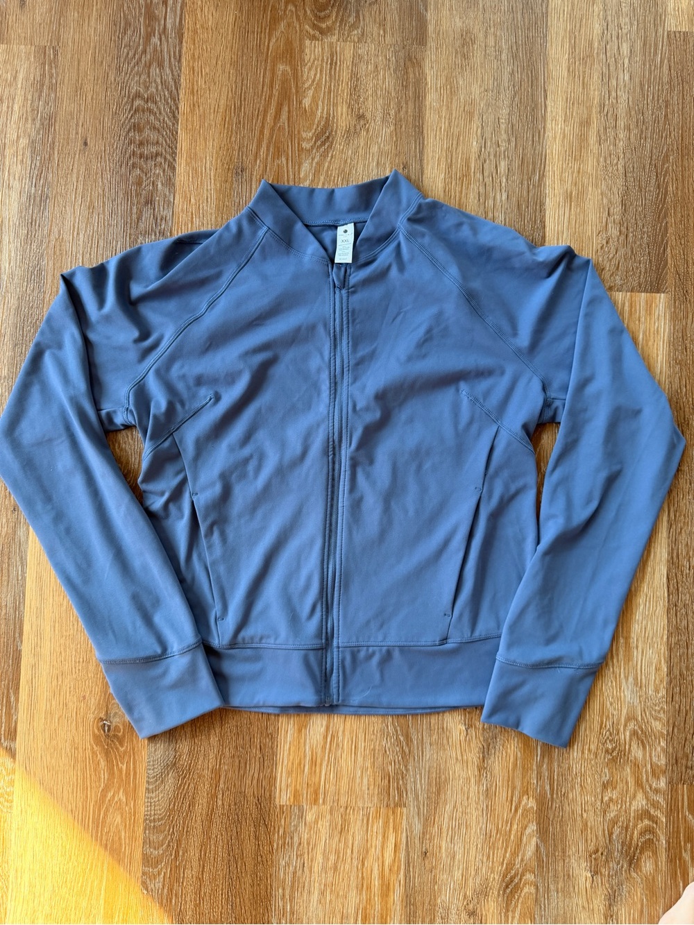 Lux Navy Athletic Zip Jacket